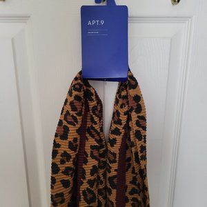 Apt 9 Leopard Print Scarf - NWT
